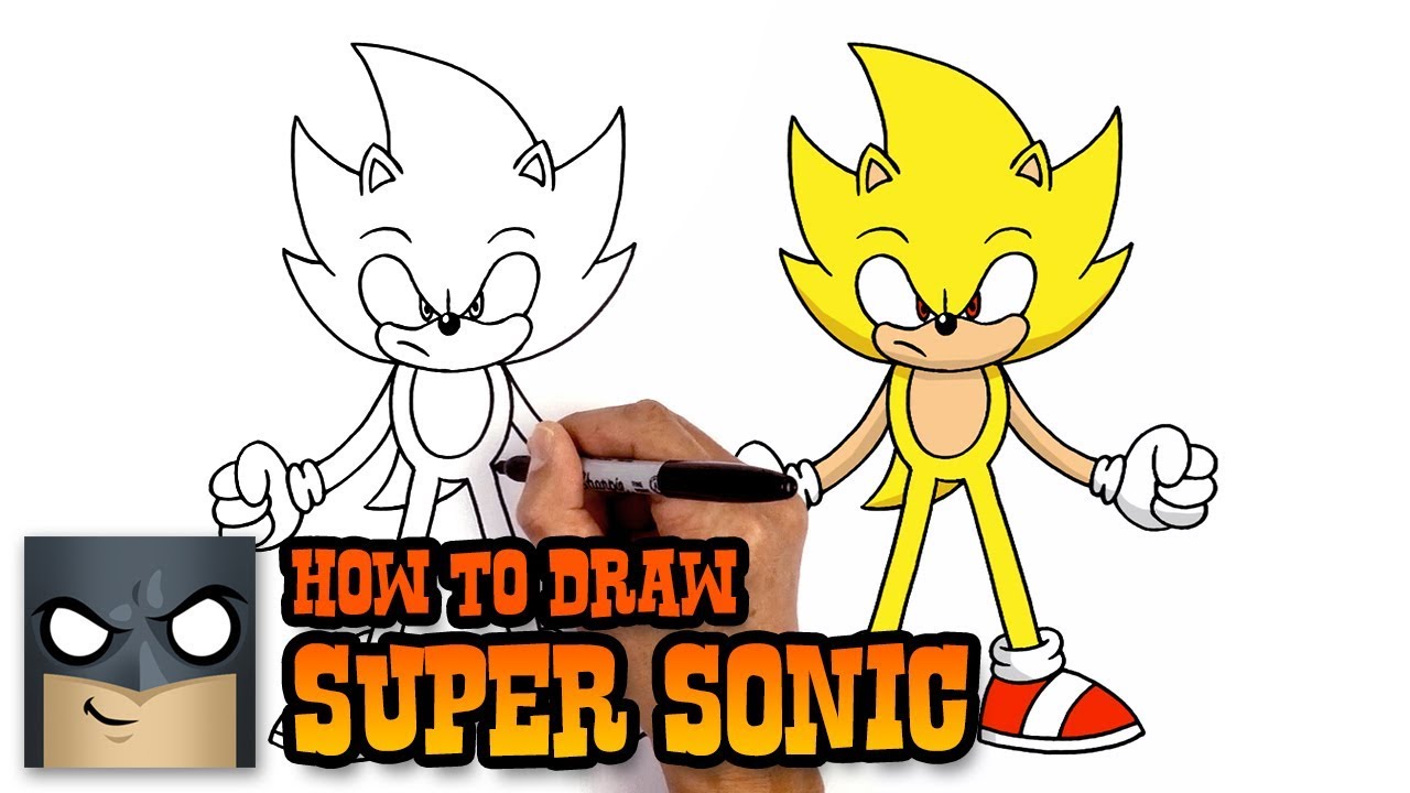 Come disegnare Super Sonic | Tutorial d'arte