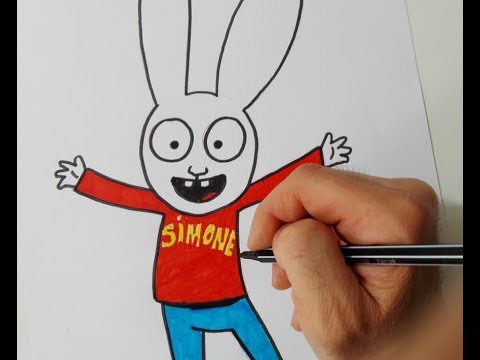 Come disegnare Simone il coniglio