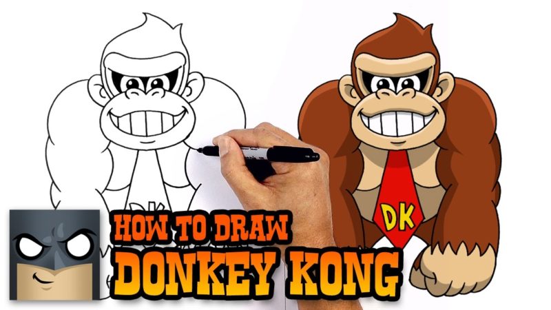 Come disegnare Donkey Kong | Lezione di disegno