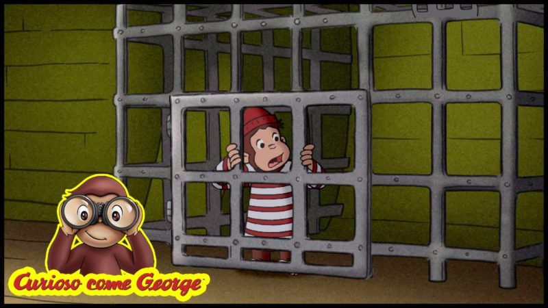 Curious George 🐵L'attacco dei pirati 🐵Cartoni per Bambini