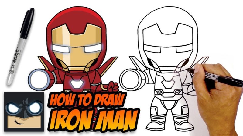 Come disegnare Iron Man | Vendicatori | Tutorial passo dopo passo
