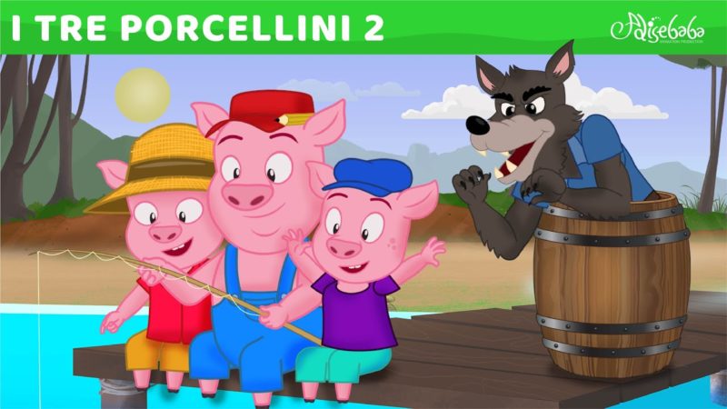 I Tre Porcellini Vanno in Campeggio | Storie Italiane – Cartoni Animati – Fiabe e Favole per Bambini