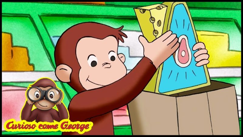 Curious George 🐵Le Olimpiadi Della Spesa 🐵Cartoni per Bambini 🐵George la Scimmia