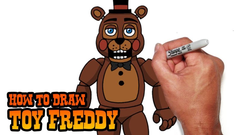 Come disegnare Toy Freddy – FNAF 2- Lezione video