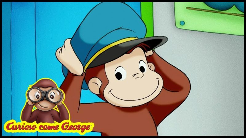 Curioso come George 🐵Il Capostazione 🐵Cartoni Animati per Bambini 🐵George la Scimmia