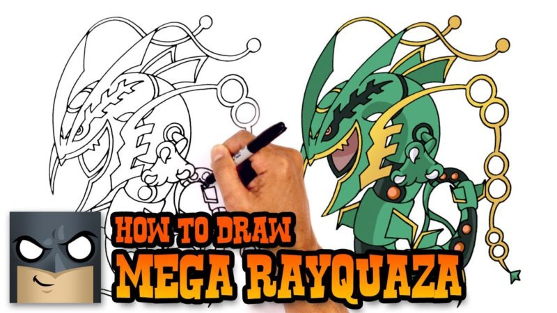Come disegnare Mega Rayquaza | Pokemon