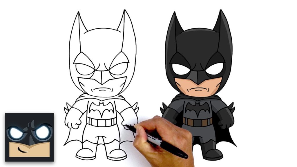 Cómo dibujar a Batman | 2020 - Dibujos animados en línea