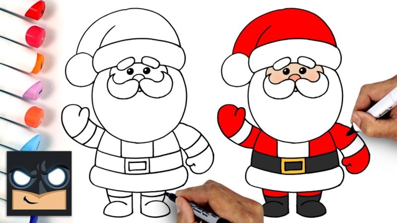 Come disegnare Babbo Natale