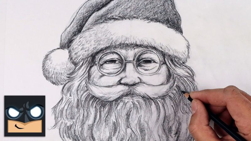 Come disegnare Babbo Natale con la matita
