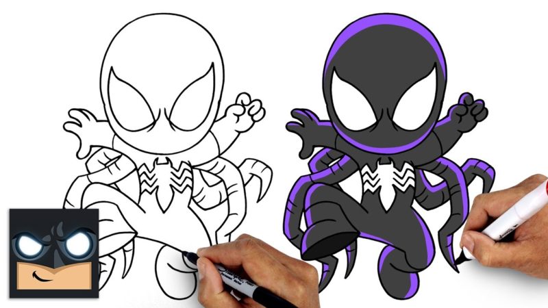 Come disegnare Ultimate Symbiote Spiderman, passo passo