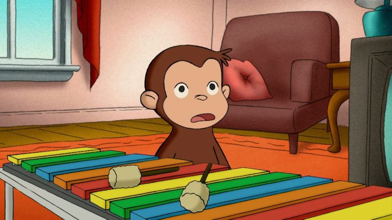 Curious George 🐵 Il suono dello xilofono 🐵Cartoni per Bambini