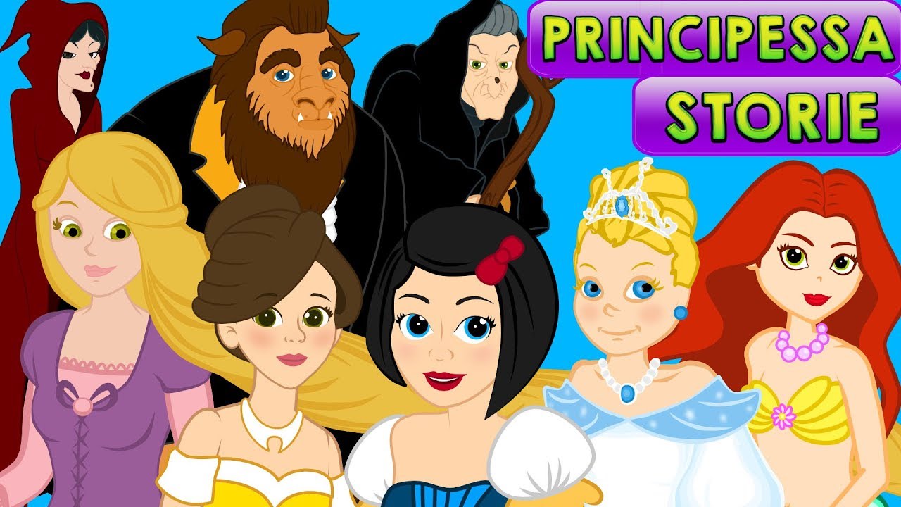 7 Principesse storie per bambini – Cartoni Animati – Fiabe e Favole per Bambini