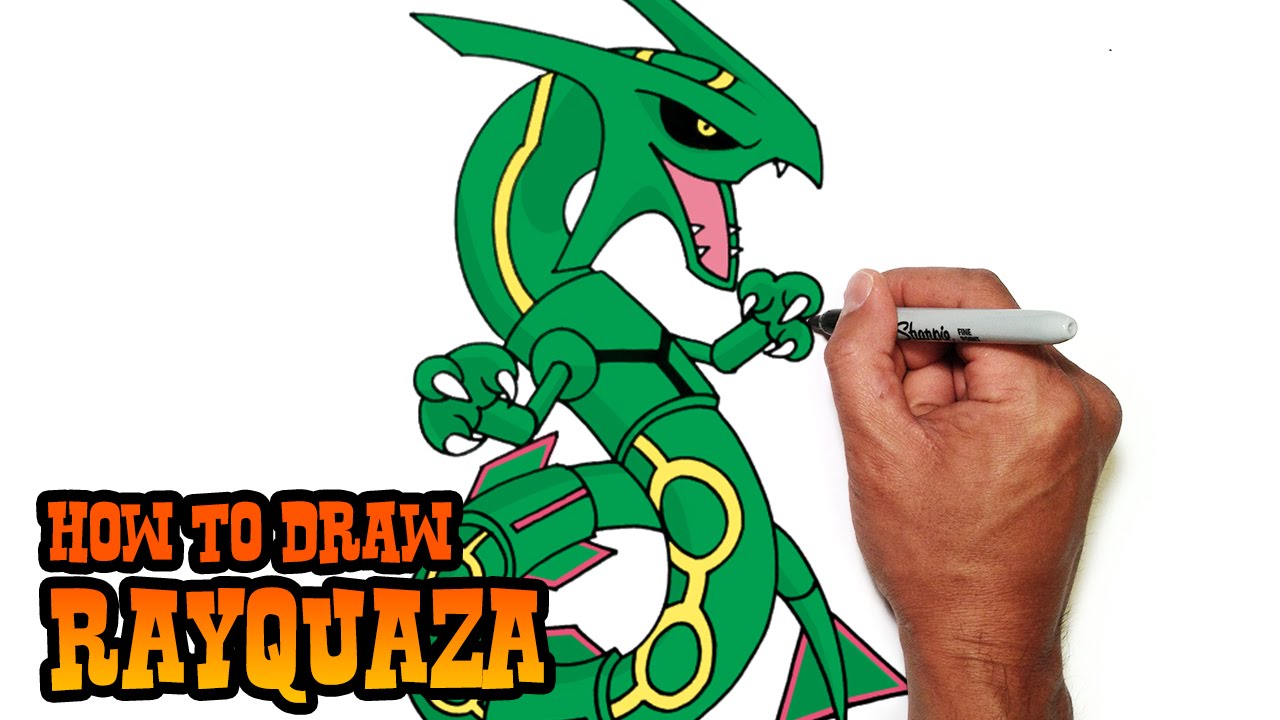 Come disegnare Rayquaza | Pokemon