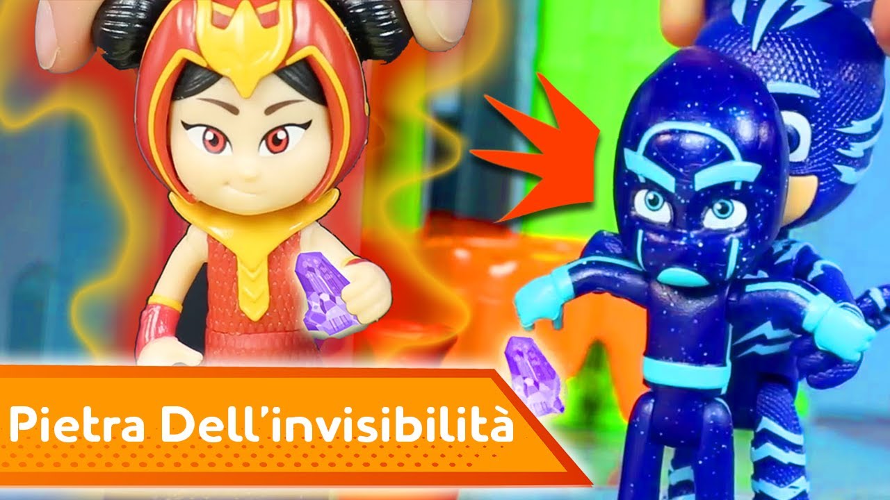 PJ Masks Super Pigiamini 🌟 Pietra Dell'invisibilità 🌟 Giochi Per Bambini | Cartoni Animati