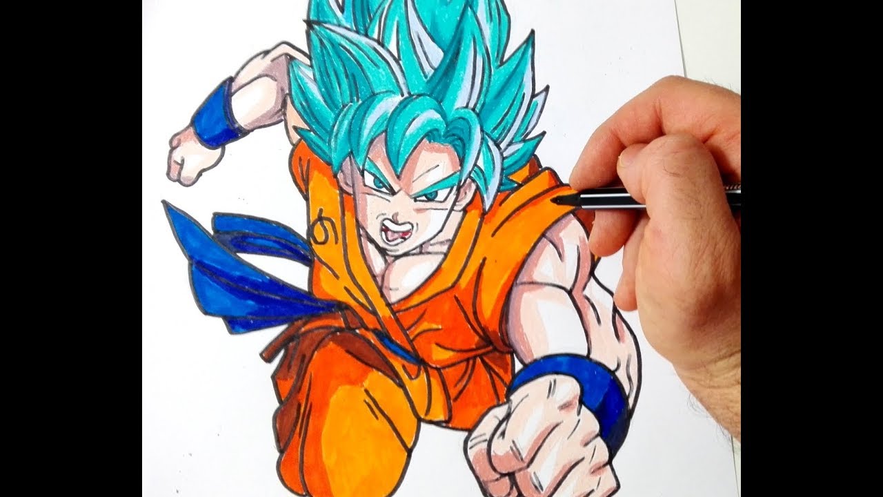 Come disegnare Goku Dragon Ball Super