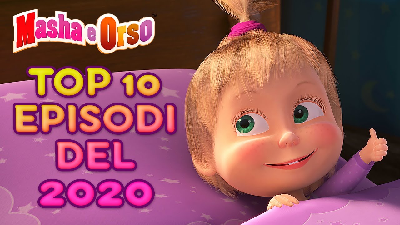 Masha e Orso 💥 TOP 10 episodi del 2020 🌟 Collezione di episodi del nuovo anno 2021