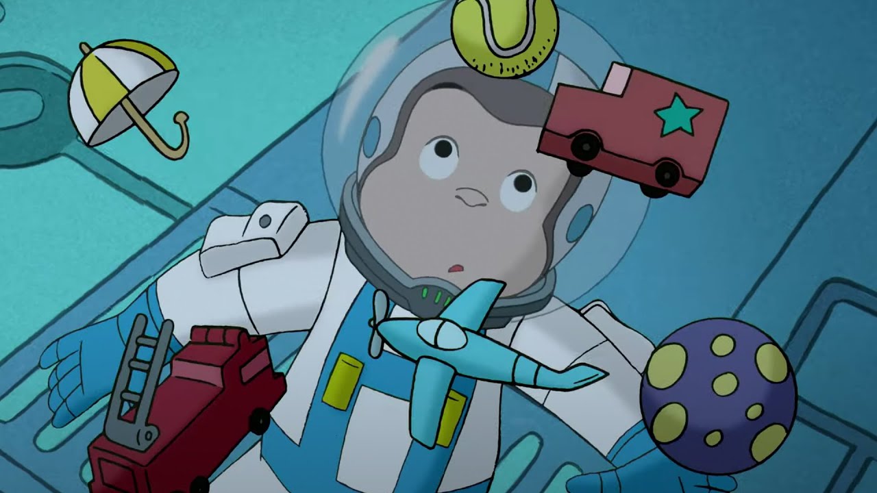 Curious George 🐵 George nello spazio 🐵Cartoni per Bambini