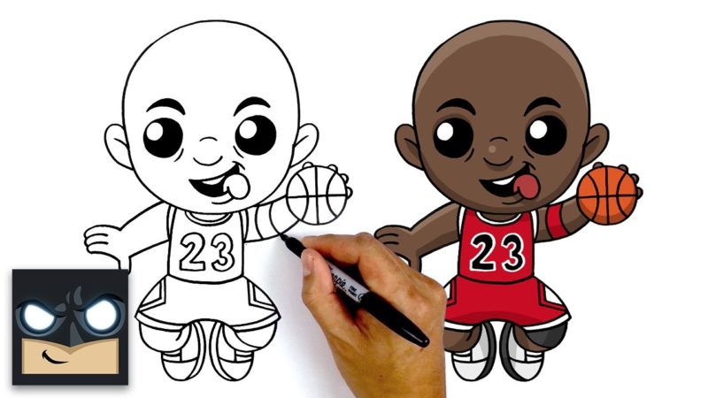 Come disegnare Michael Jordan 🏀 Chicago Bulls
