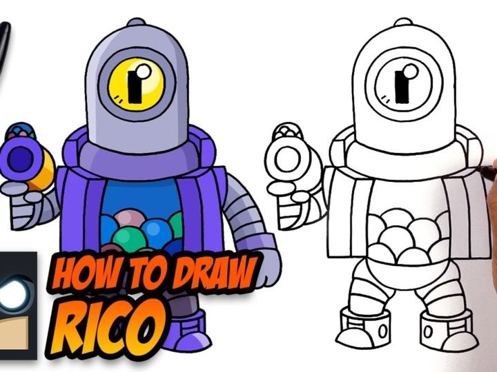 Come disegnare Brawl Stars | Rico