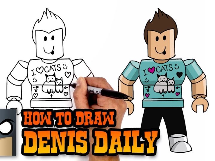 Come disegnare Denis Daily | Roblox