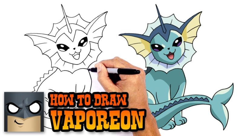 Come disegnare Vaporeon | Pokemon