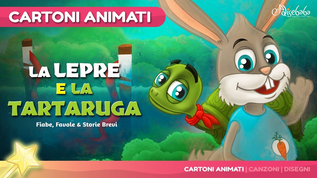 La Lepre e la Tartaruga storie per bambini | Cartoni animati