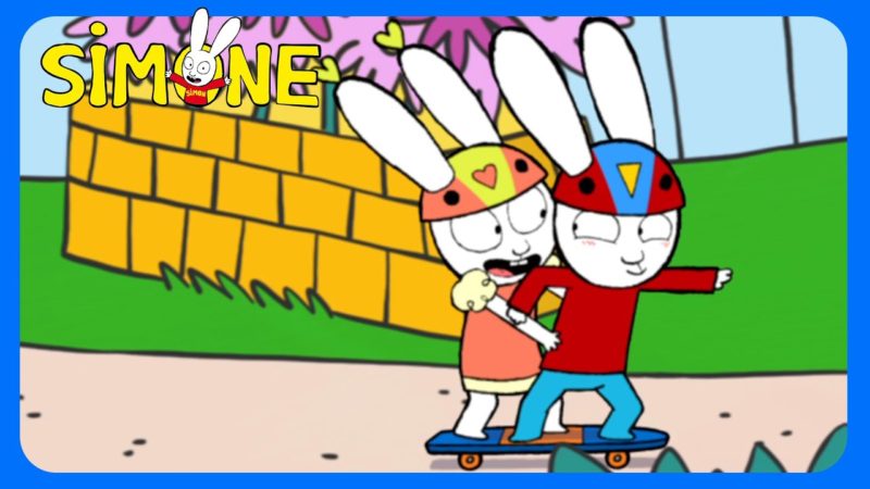 Simone – Simone e Lulu sanno andare sullo skateboard HD [Ufficiale] Cartoni Animati