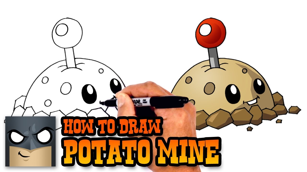 Come disegnare Potato Mine | Plants vs Zombies