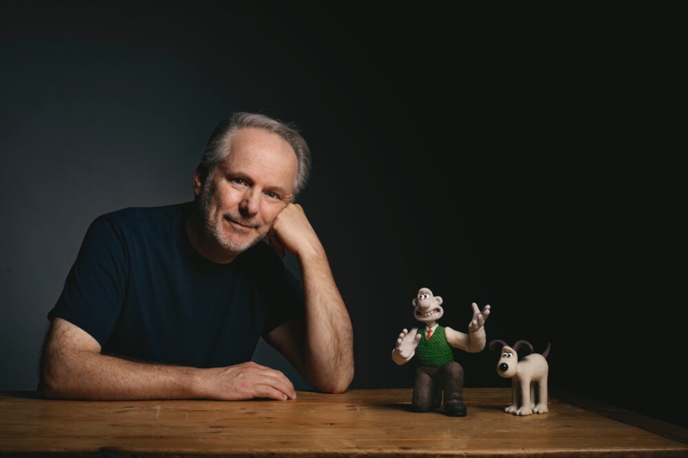 Nick Park, creatore di Wallace e Gromit [photo: Matt Crockett for Aardman]