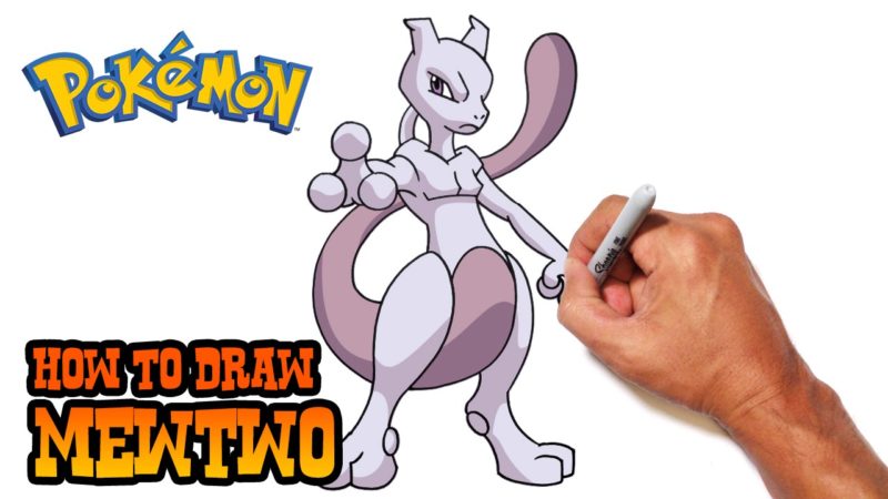 Come disegnare Mewtwo | Pokemon