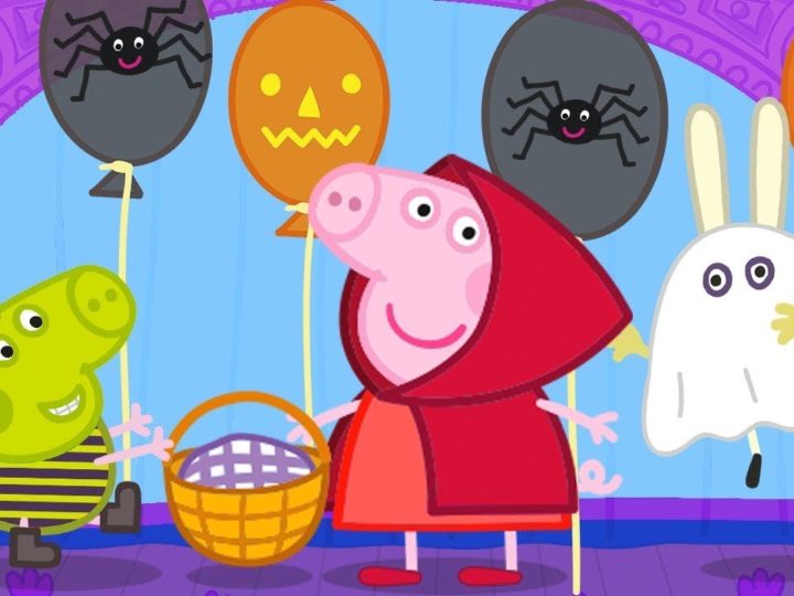 Peppa Pig Italiano ❤️ Vestirsi Da Cappuccetto Rosso Per Halloween 🎃 Cartoni Animati