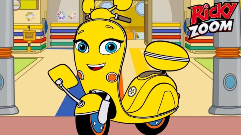 Ricky Zoom Italiano 🎨 Colorare con Scootio! | Colorare per Bambini | Cartoni Animati
