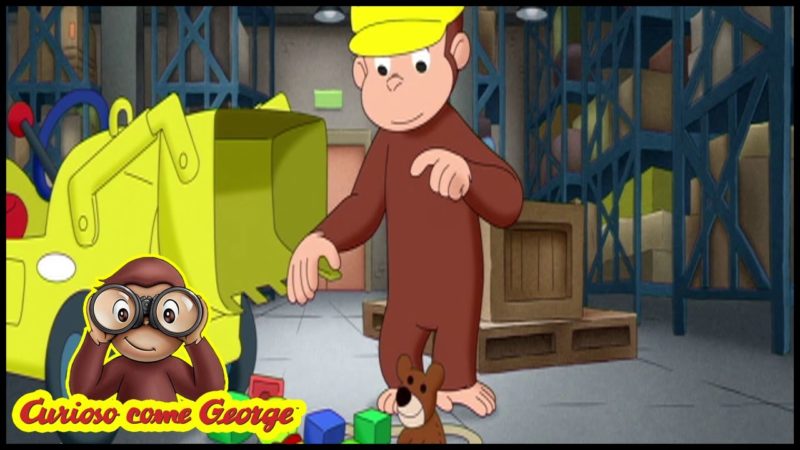 Curious George 🐵 Un nuovo escavatore 🐵Cartoni per Bambini 🐵George la Scimmia