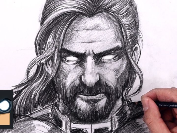 Come disegnare Thor |  Schizzo sabato (passo dopo passo)
