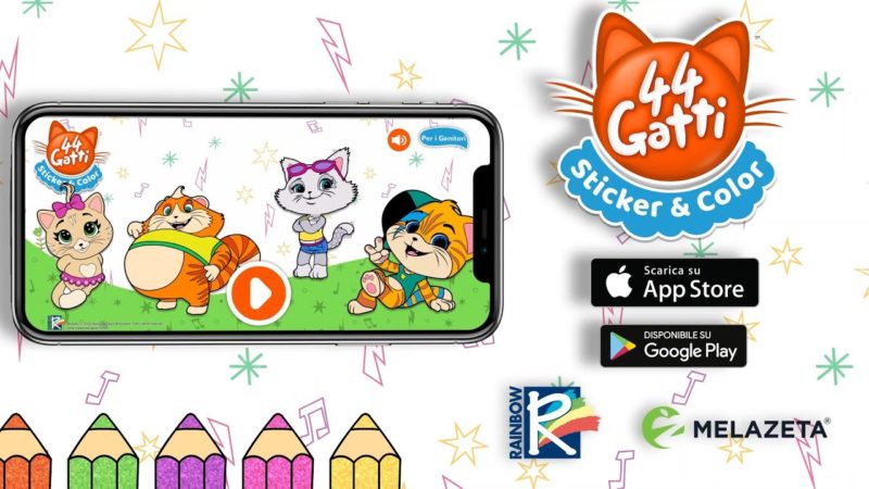 @44 Gatti | Scaricate l'app 44 Gatti – Sticker & Color