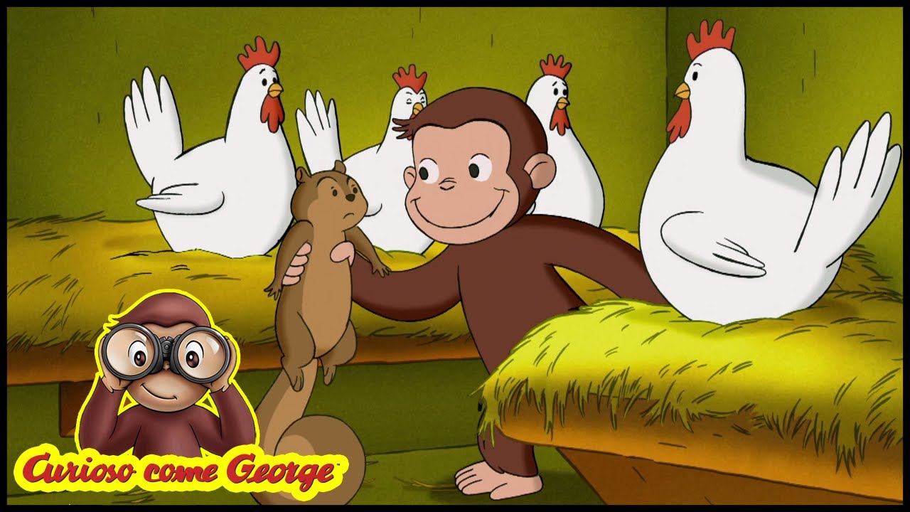 Curious George 🐵La fattoria di George 🐵Cartoni per Bambini