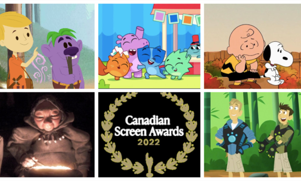 Annunciati i candidati all’animazione dei Canadian Screen Awards