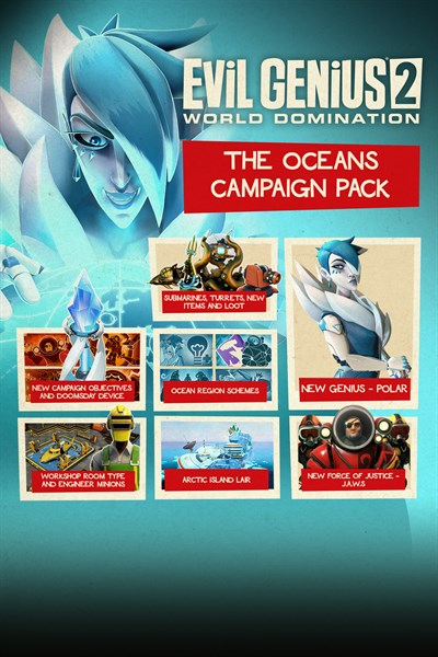 Пакет за кампањи на Evil Genius 2: Oceans