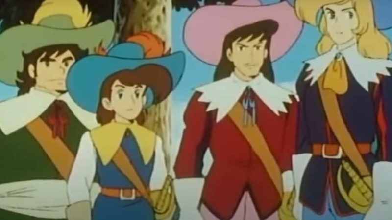 D’Artagnan e i moschettieri del re, la serie anime del 1987