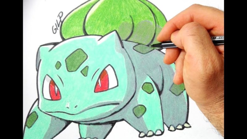 Come disegnare e colorare Bulbasaur dei Pokèmon
