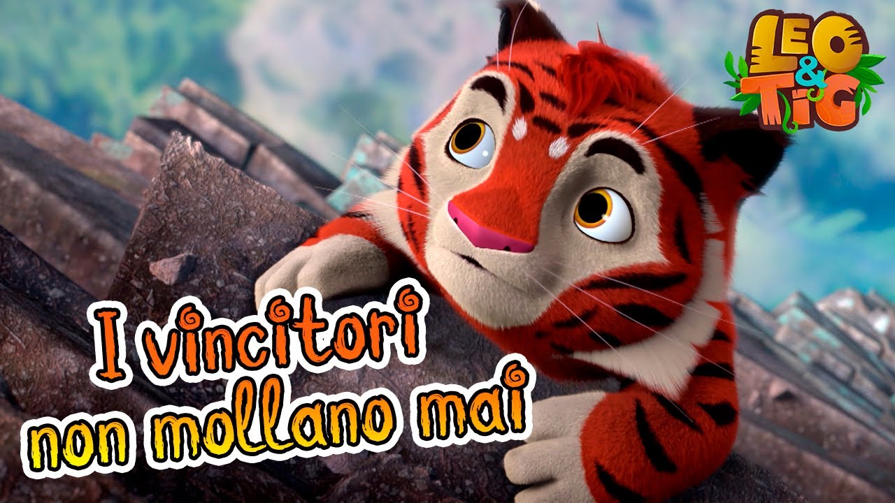 Leo e Tig Italia 🐯🐆 🏆 I vincitori non mollano mai 🏅 🙅 Cartone animato per bambini