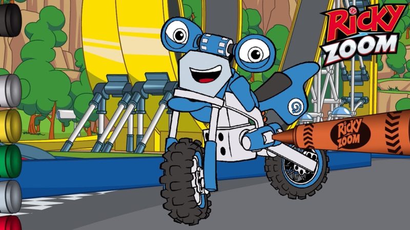 Ricky Zoom Italiano 🏍️  Ecco Loop Hoopla ! | Colorare per Bambini | Cartoni Animati