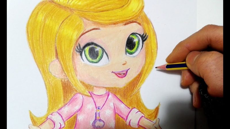 Come disegnare e colorare Leah di Shimmer e Shine