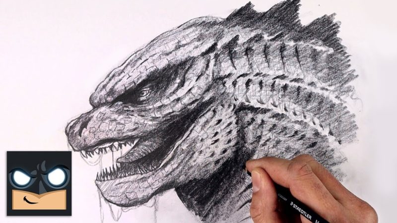 Come disegnare Godzilla |  Masterclass di schizzo n. 6