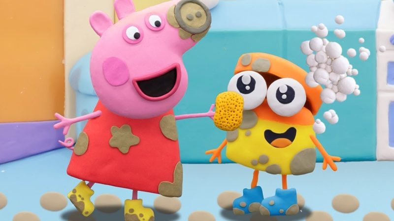 Peppa Pig Italiano ❤️ Pozzanghere di Fango ❤️ Peppa Pig e Play-Doh – Cartoni Animati @Play-Doh