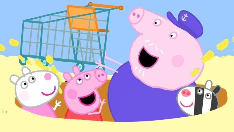 Peppa Pig Italiano – Peppa Trova Un Carrello In Spiaggia – Collezione Italiano – Cartoni Animati