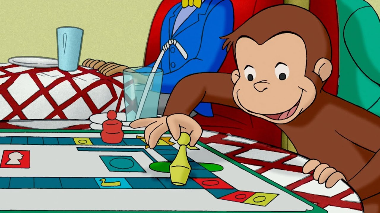 Curioso Come George 🐵 Gioca ad un gioco da tavolo con George 🐵Cartoni per Bambini