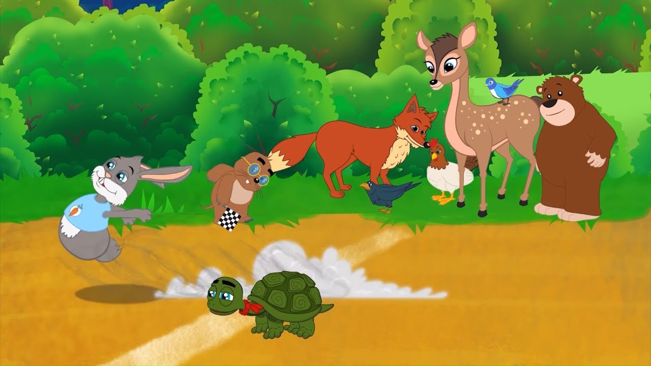 La Lepre e la Tartaruga Storie – Cartoni Animati – Fiabe e Favole per Bambini