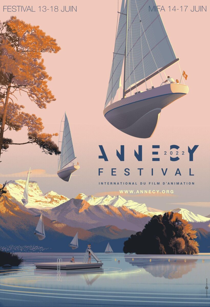 Annecy svela il poster ufficiale del celebre illustratore cinematografico Laurent Durieux