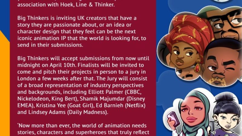 Big Deal collabora con Hoek, Line & Thinker nella richiesta di diversi contenuti di animazione nel Regno Unito